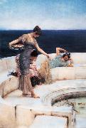 Alma-Tadema, Sir Lawrence Silver Favourites (mk23) oil painting reproduction
